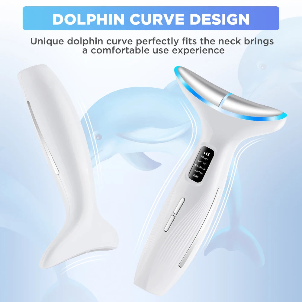 Appareil de beauté du visage et du cou, Massage par vibrations pour le visage et le cou, Skindion personnel, appareil de beauté à usage domestique, Machine de Lifting du visage